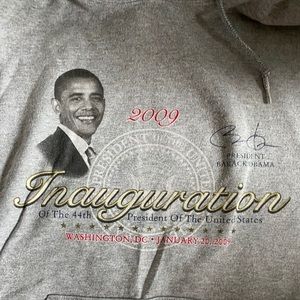Obama Inauguration hooded sweatshirt